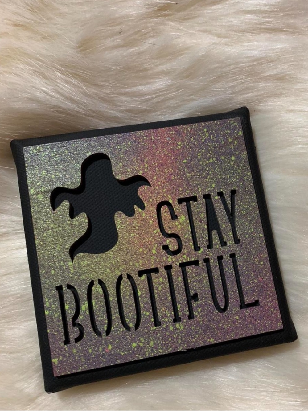 HANDMADE BOOTIFUL GHOST CANVAS
